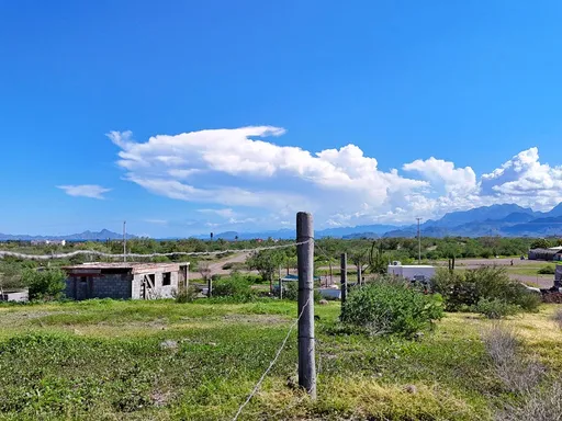 Spacious parcel with unobstructed views of Isla Carmen and the surrounding coastline.