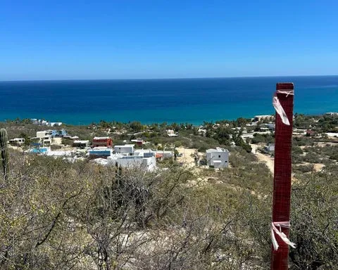 3th lot corner and high point, Mar de Cortes view