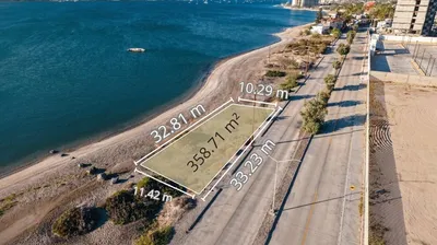 Beachfront Lot Conchalito La Paz Min From Malecon — Land for sale in La Paz
